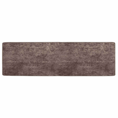 Runner Tappeto MARSA Grigio 50 x 150 cm Poliestere e PVC | homemem39