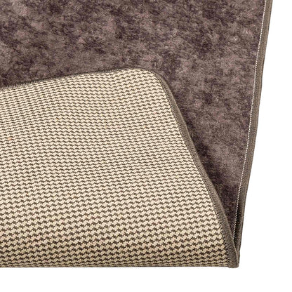 Runner Tappeto MARSA Grigio 50 x 300 cm Poliestere e PVC | homemem39