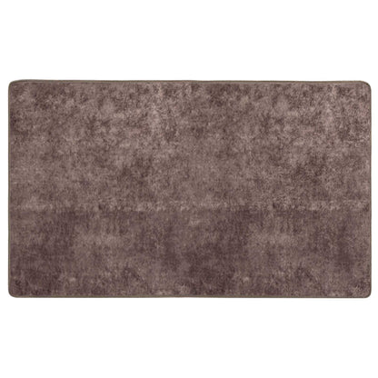 Runner Tappeto MARSA Grigio 80 x 150 cm Poliestere e PVC