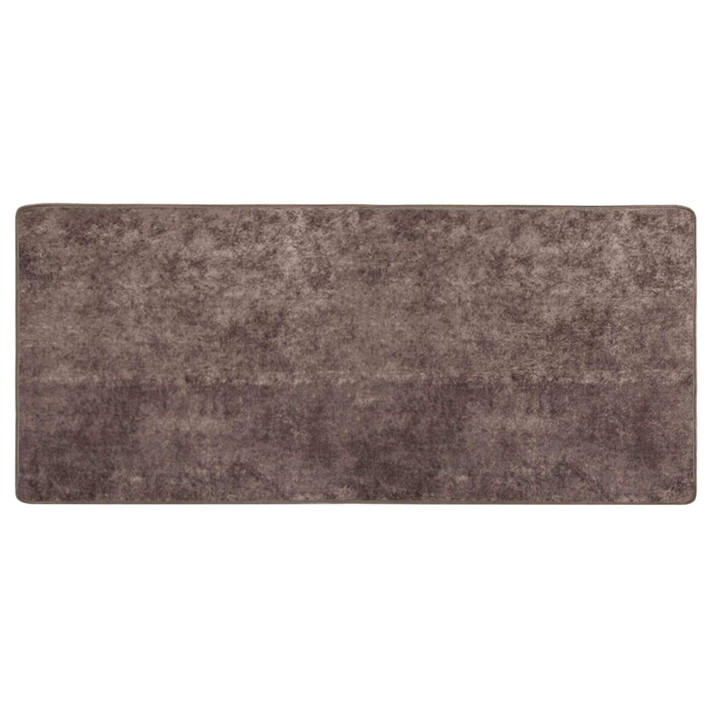 Runner Tappeto MARSA Grigio 80 x 200 cm Poliestere e PVC