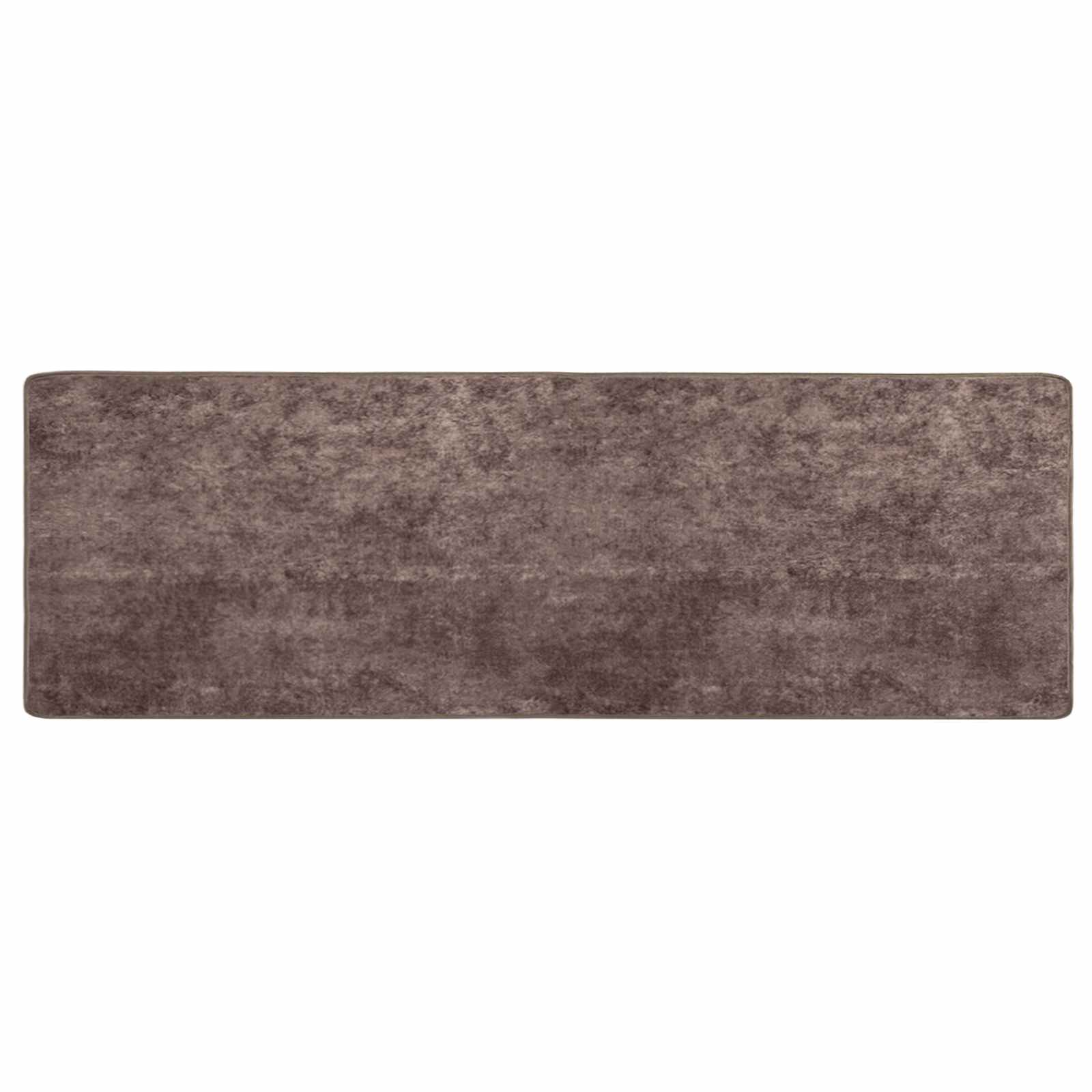 Runner Tappeto MARSA Grigio 80 x 250 cm Poliestere e PVC | homemem39