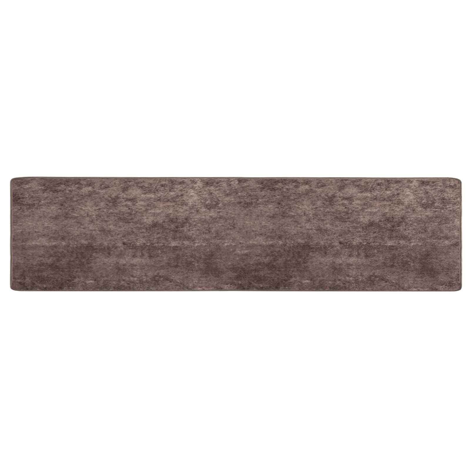 Runner Tappeto MARSA Grigio 80 x 450 cm Poliestere e PVC | homemem39