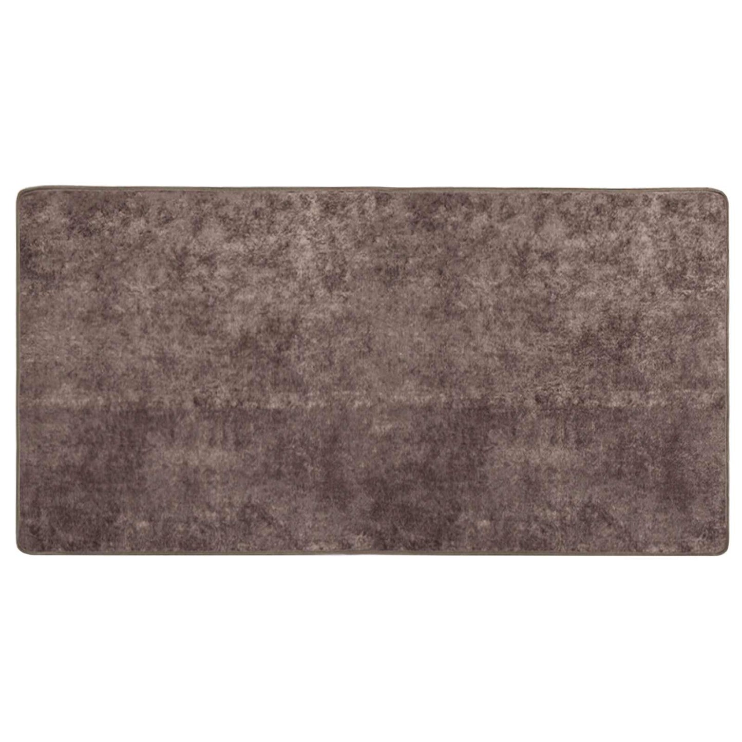 Runner Tappeto MARSA Grigio 100 x 200 cm Poliestere e PVC