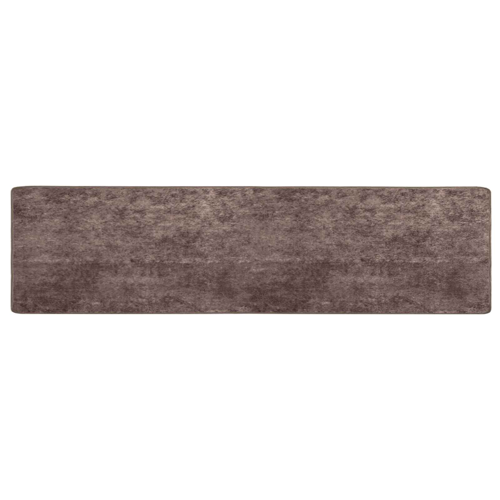Runner Tappeto MARSA Grigio 100 x 400 cm Poliestere e PVC | homemem39