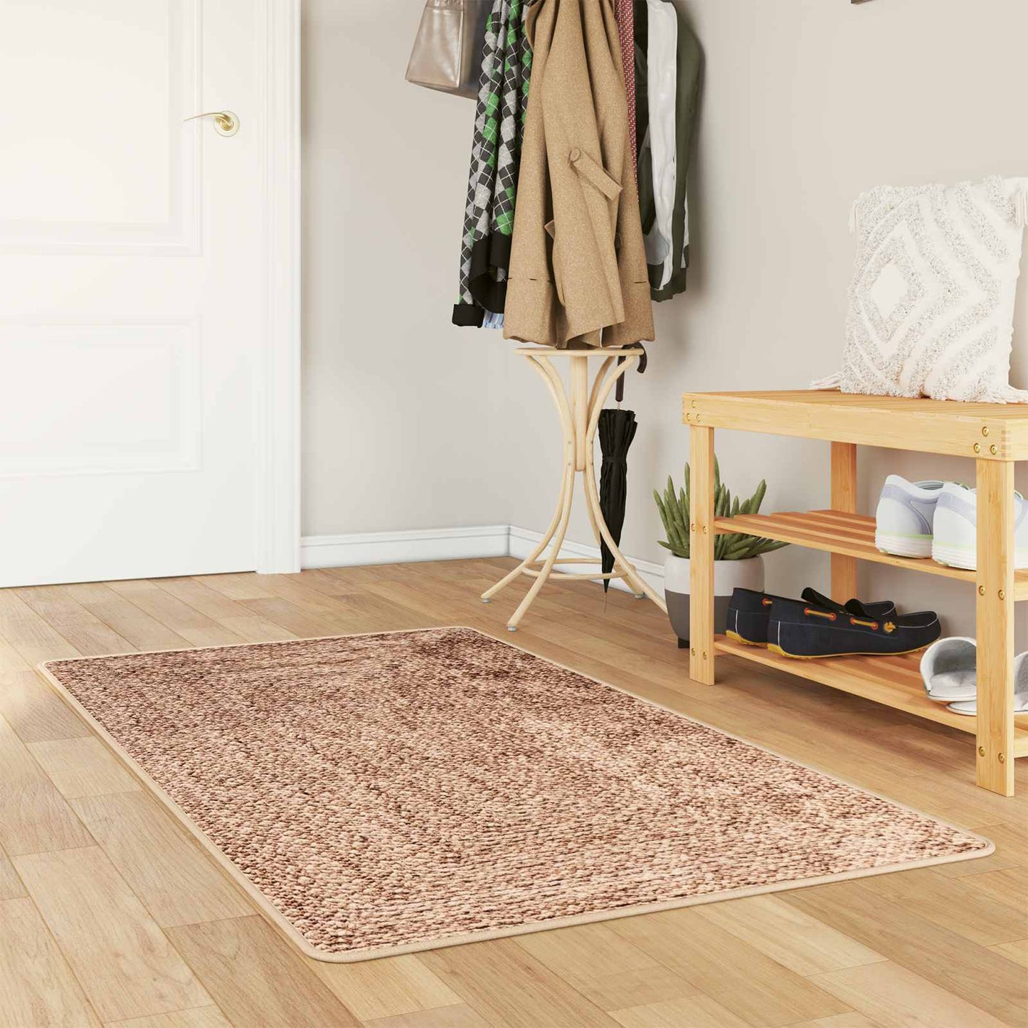 Runner Tappeto MARSA Giallo 100 x 200 cm Poliestere e PVC | homemem39