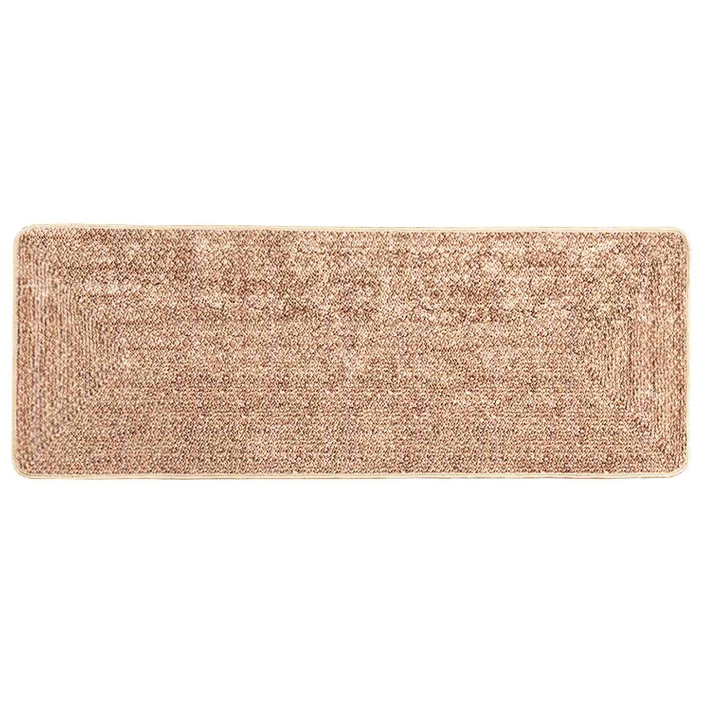 Runner Tappeto MARSA Giallo 100 x 250 cm Poliestere e PVC | homemem39