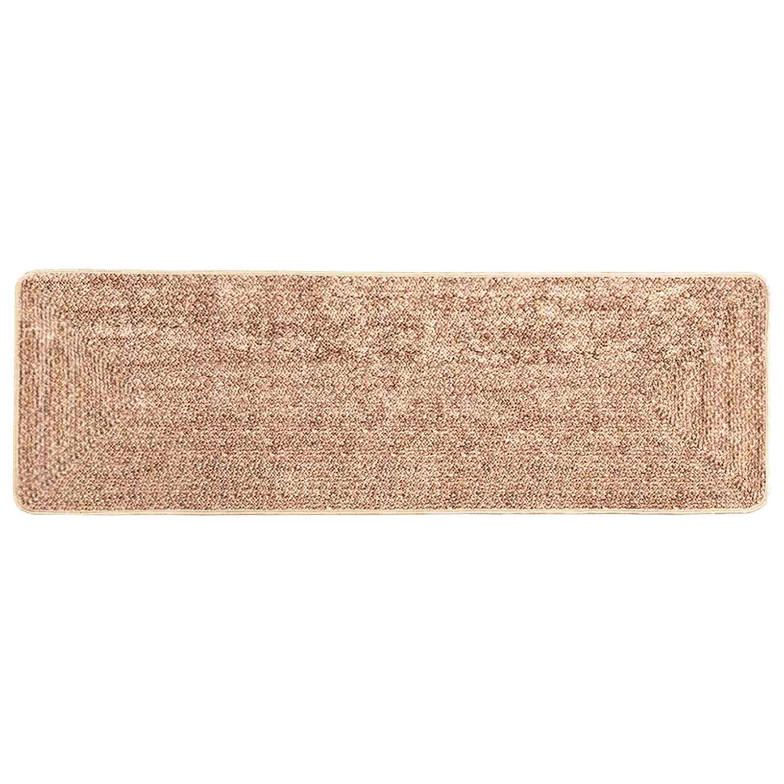 Runner Tappeto MARSA Giallo 100 x 350 cm Poliestere e PVC | homemem39
