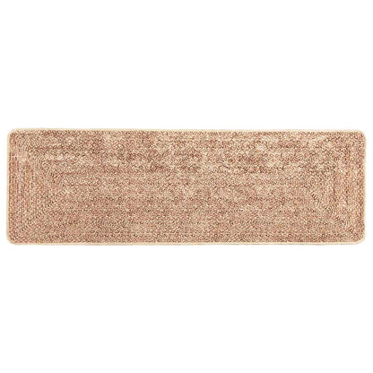Runner Tappeto MARSA Giallo 100 x 350 cm Poliestere e PVC | homemem39