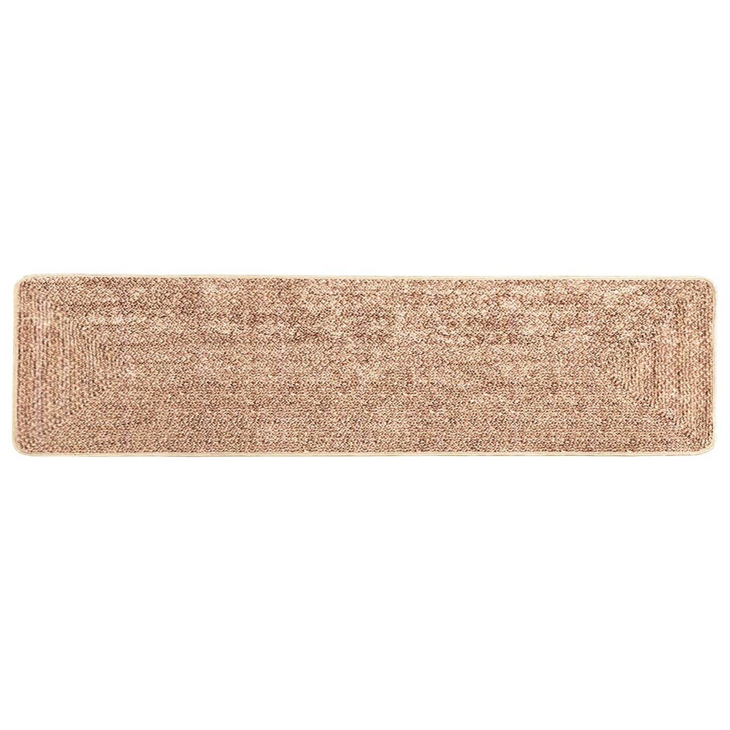 Runner Tappeto MARSA Giallo 100 x 450 cm Poliestere e PVC | homemem39