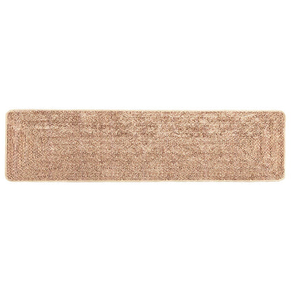 Runner Tappeto MARSA Giallo 100 x 450 cm Poliestere e PVC | homemem39