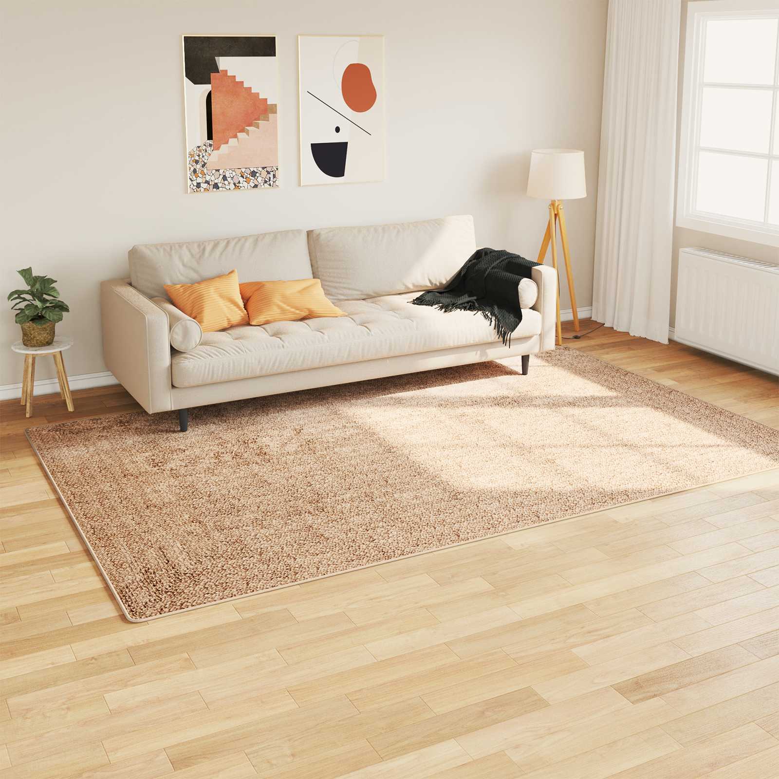 Runner Tappeto MARSA Giallo 150 x 230 cm Poliestere e PVC | homemem39