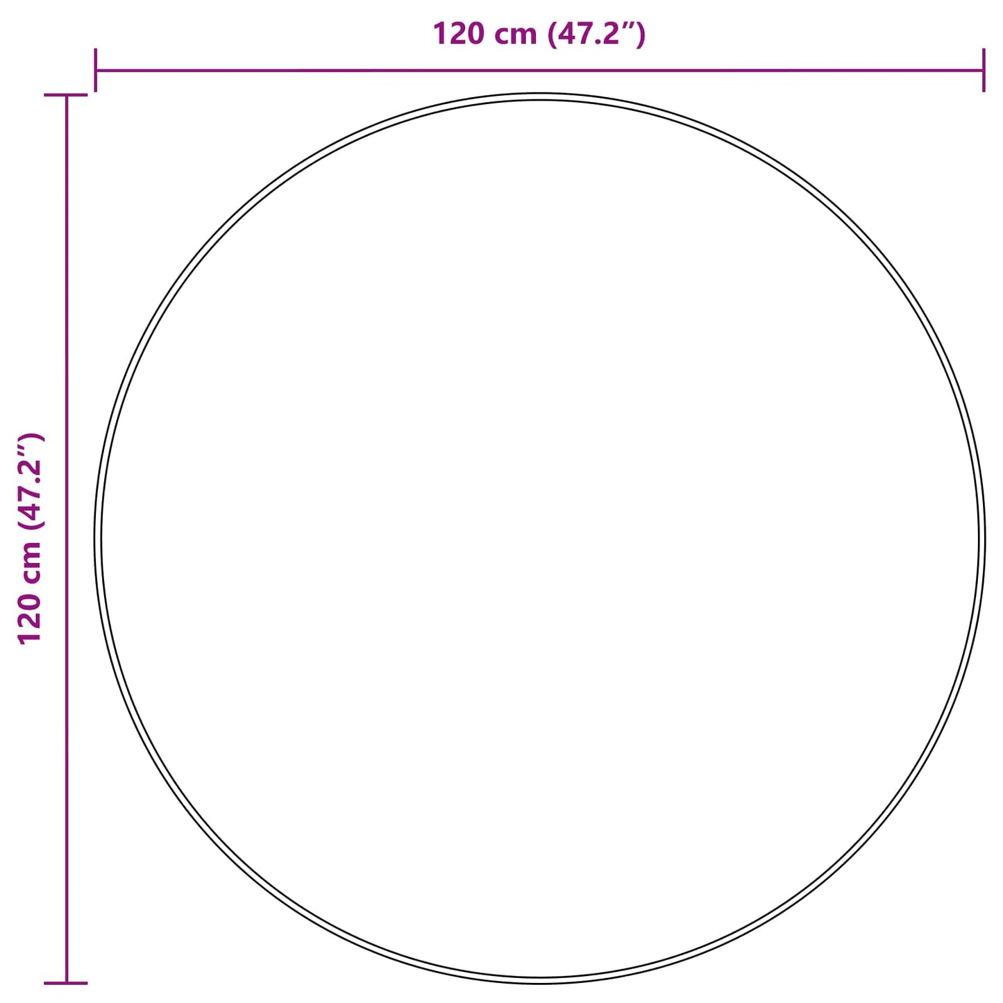 Runner Tappeto MARSA Giallo 120 x 120 cm Poliestere e PVC | homemem39