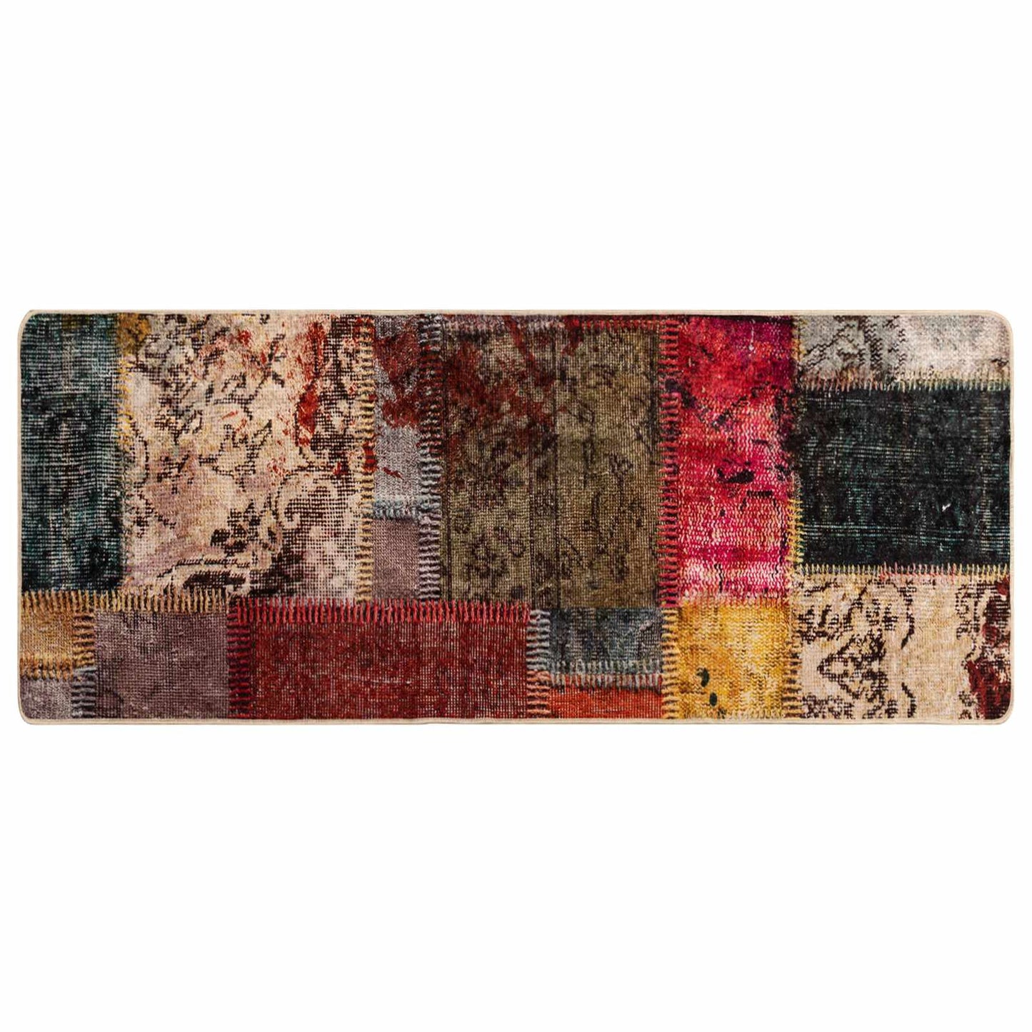 Runner Tappeto MARSA Multicolore 50 x 100 cm Poliestere e PVC | homemem39