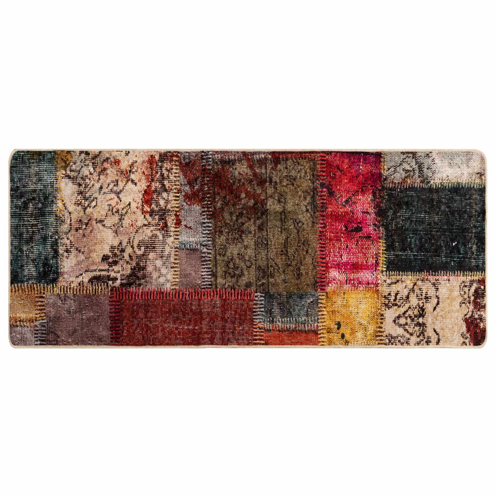 Runner Tappeto MARSA Multicolore 50 x 100 cm Poliestere e PVC | homemem39