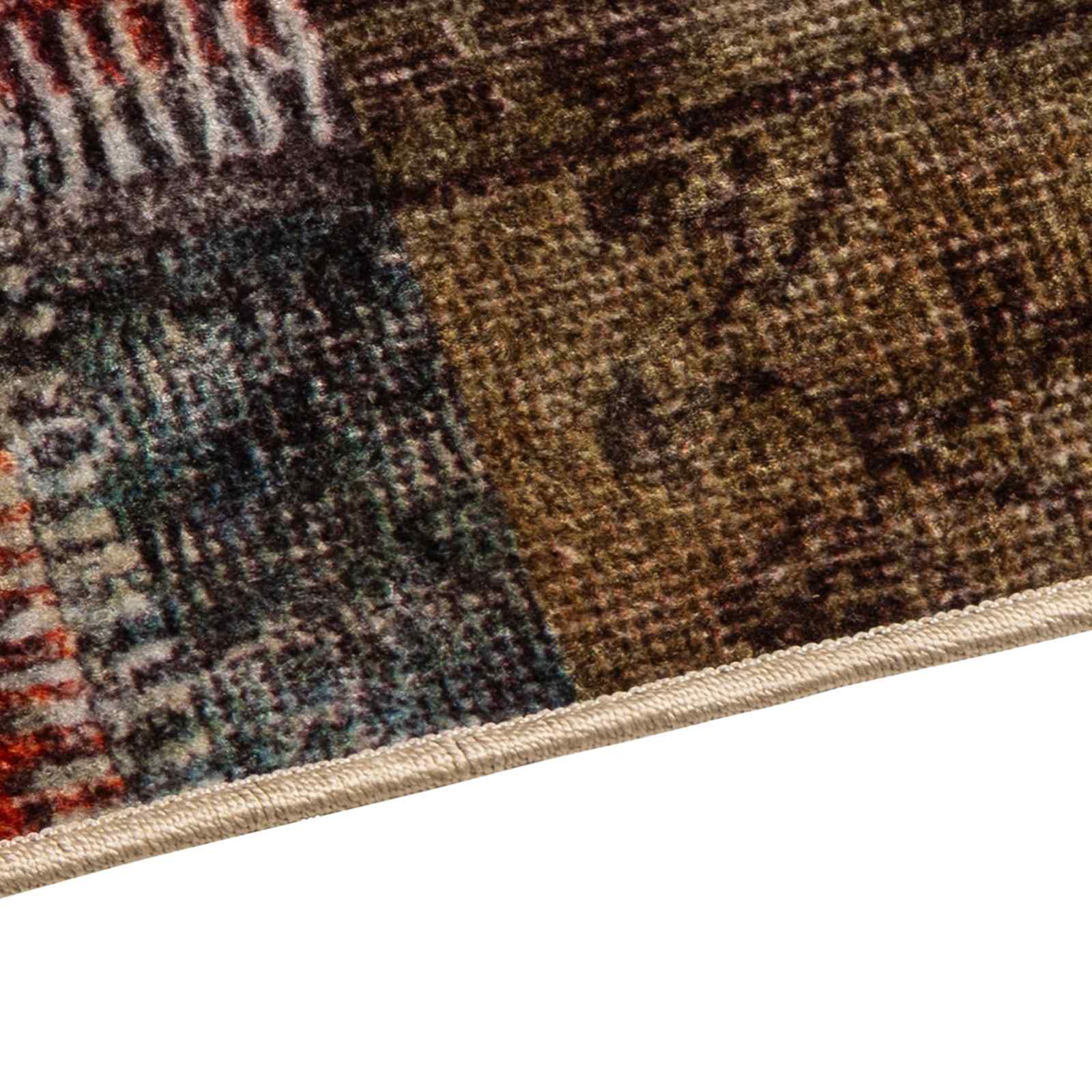 Runner Tappeto MARSA Multicolore 80 x 200 cm Poliestere e PVC | homemem39