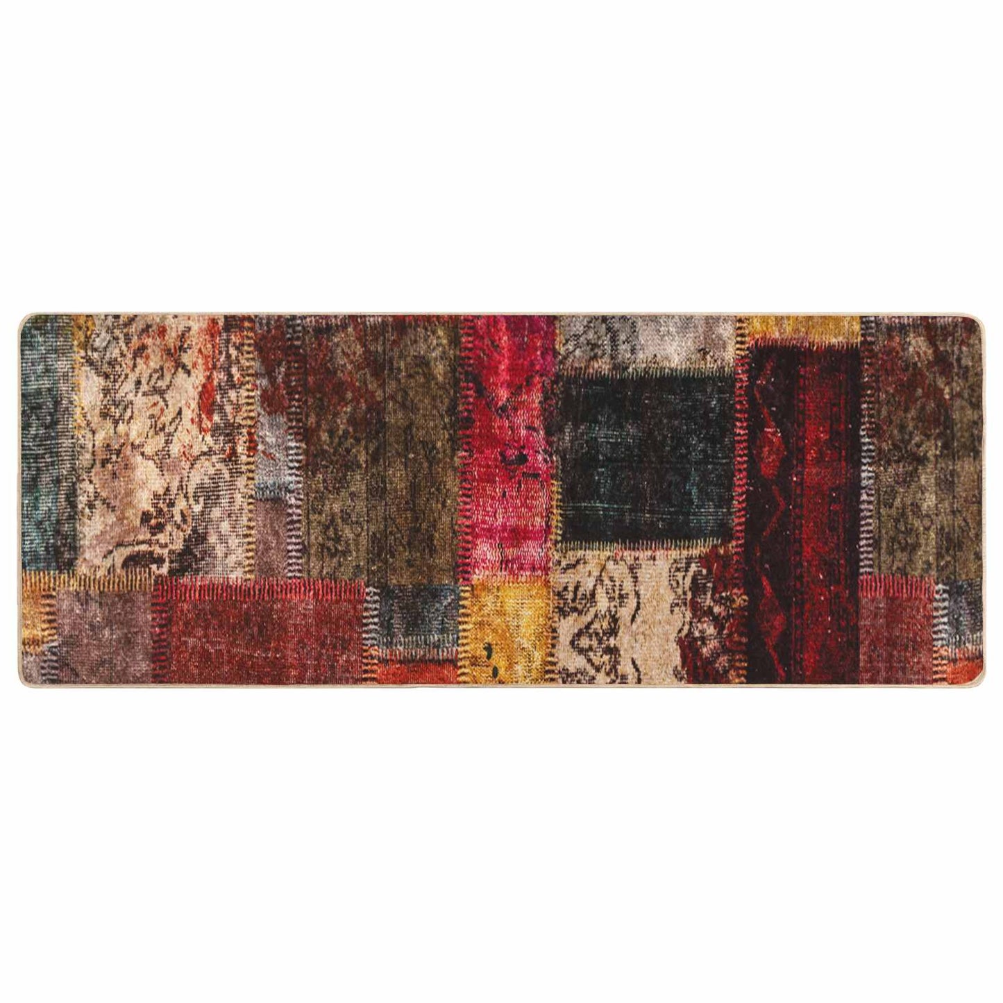 Runner Tappeto MARSA Multicolore 80 x 200 cm Poliestere e PVC | homemem39