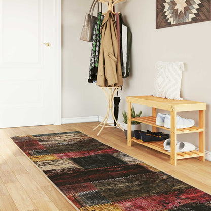 Runner Tappeto MARSA Multicolore 100 x 250 cm Poliestere e PVC | homemem39
