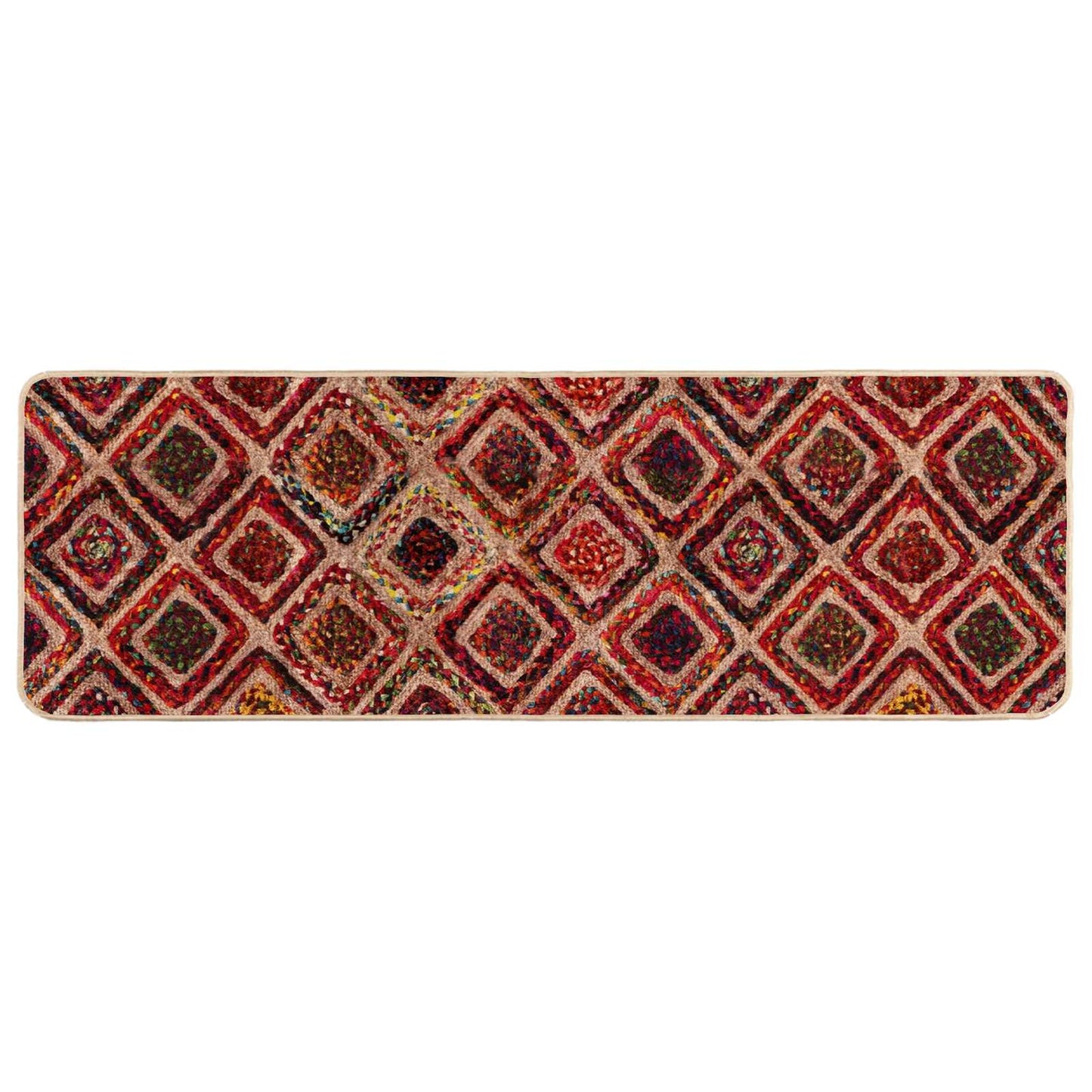 Runner Tappeto MARSA Multicolore 50 x 100 cm Poliestere e PVC | homemem39
