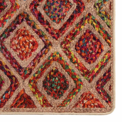 Runner Tappeto MARSA Multicolore 50 x 300 cm Poliestere e PVC | homemem39