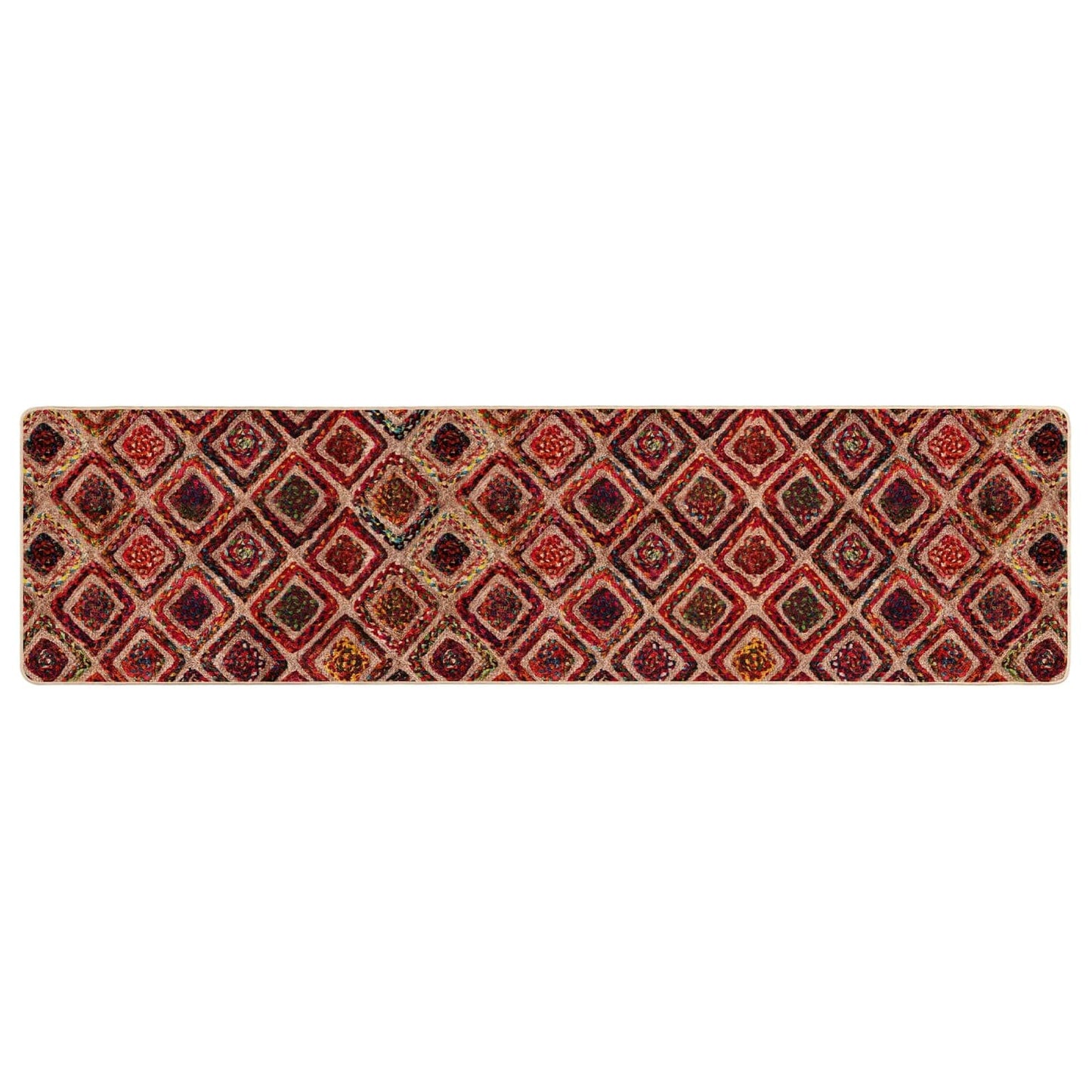Runner Tappeto MARSA Multicolore 100 x 300 cm Poliestere e PVC