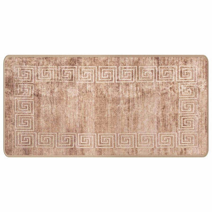 Runner Tappeto MARSA Bianco 50 x 100 cm Poliestere e PVC