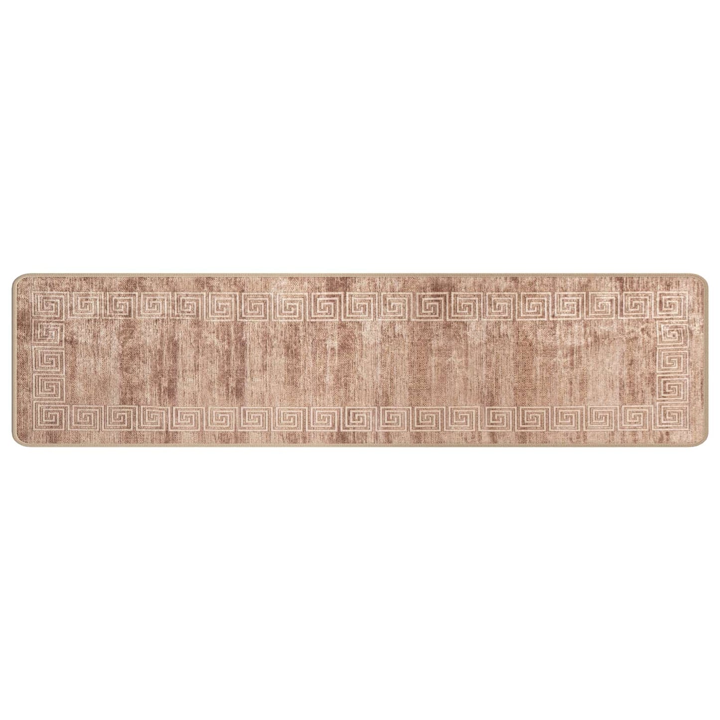 Runner Tappeto MARSA Bianco 50 x 350 cm Poliestere e PVC | homemem39