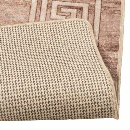 Runner Tappeto MARSA Bianco 80 x 100 cm Poliestere e PVC
