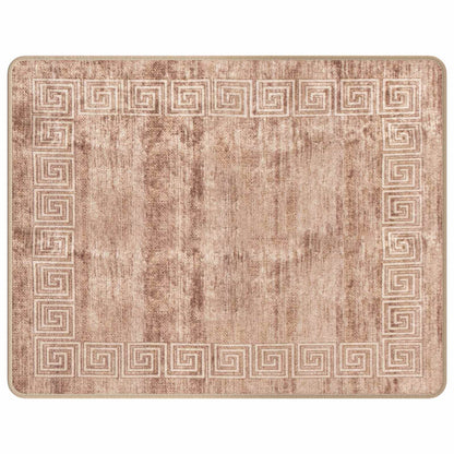 Runner Tappeto MARSA Bianco 80 x 100 cm Poliestere e PVC