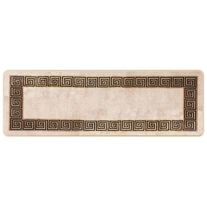 Runner Tappeto MARSA Nero 50 x 150 cm Poliestere e PVC