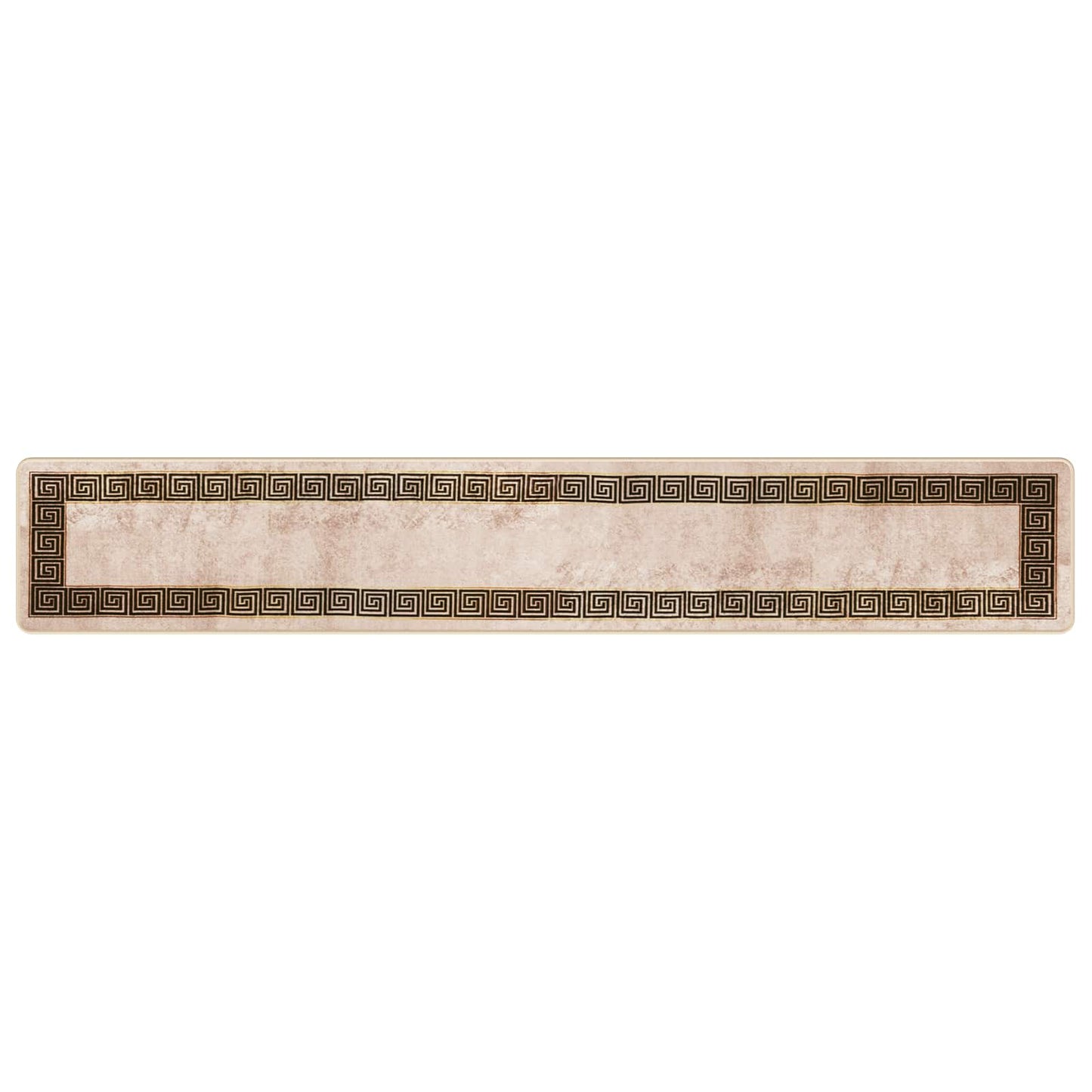 Runner Tappeto MARSA Nero 50 x 300 cm Poliestere e PVC