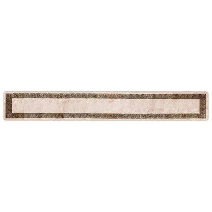 Runner Tappeto MARSA Nero 50 x 350 cm Poliestere e PVC | homemem39