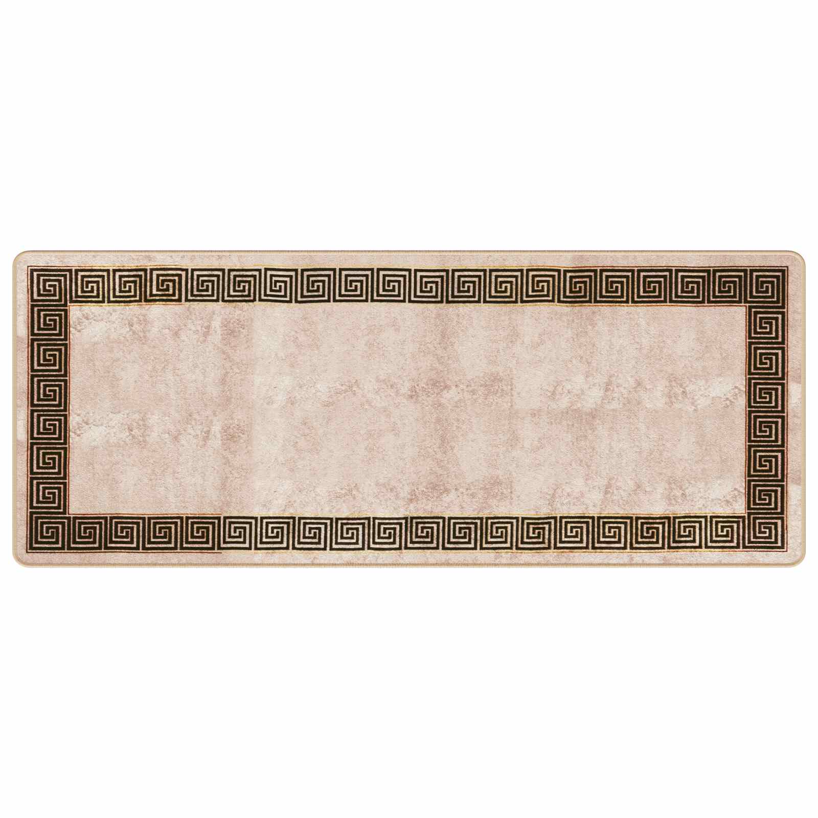 Runner Tappeto MARSA Nero 80 x 200 cm Poliestere e PVC | homemem39