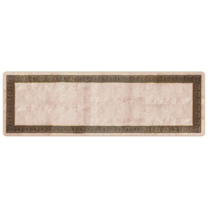 Runner Tappeto MARSA Nero 80 x 250 cm Poliestere e PVC | homemem39