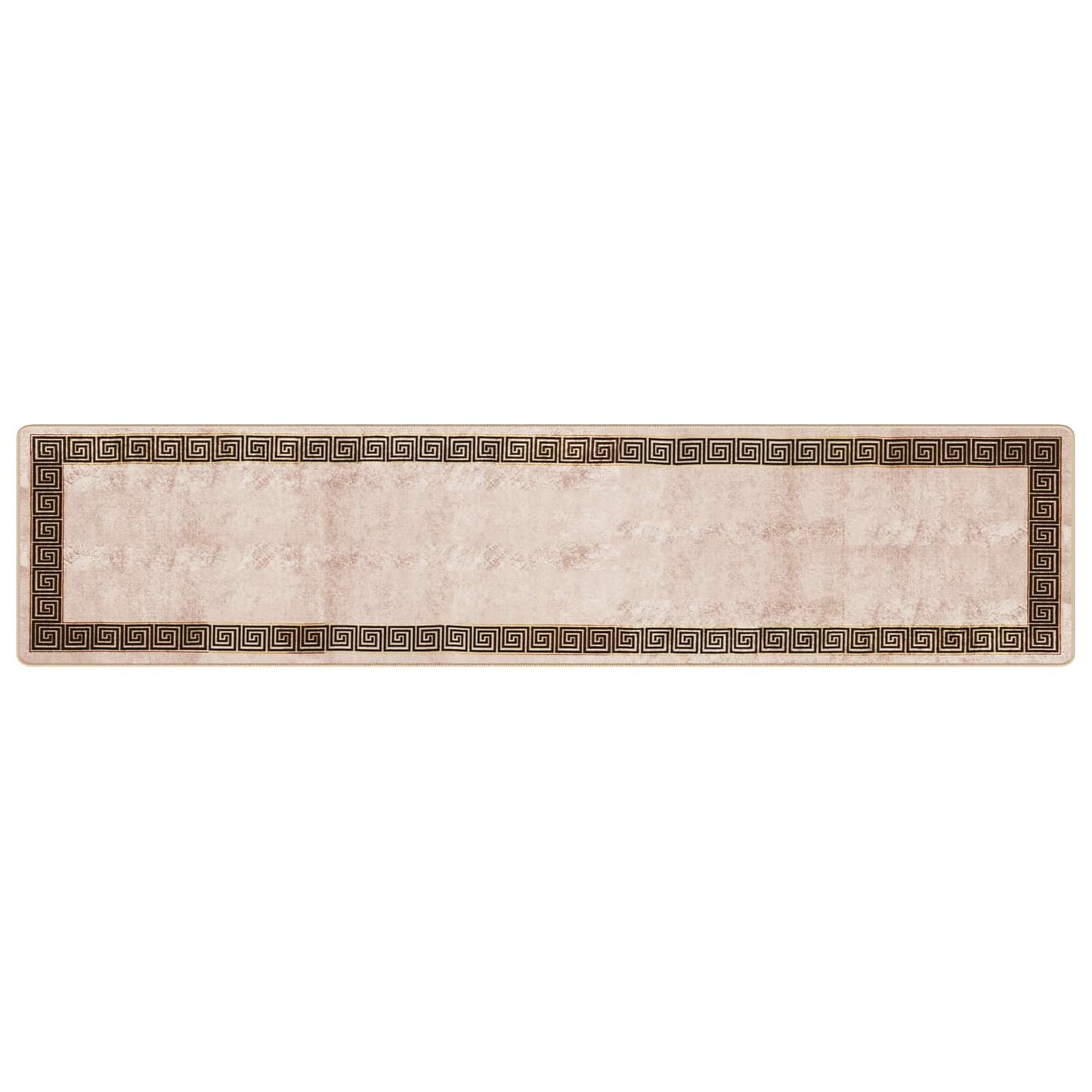 Runner Tappeto MARSA Nero 80 x 350 cm Poliestere e PVC | homemem39