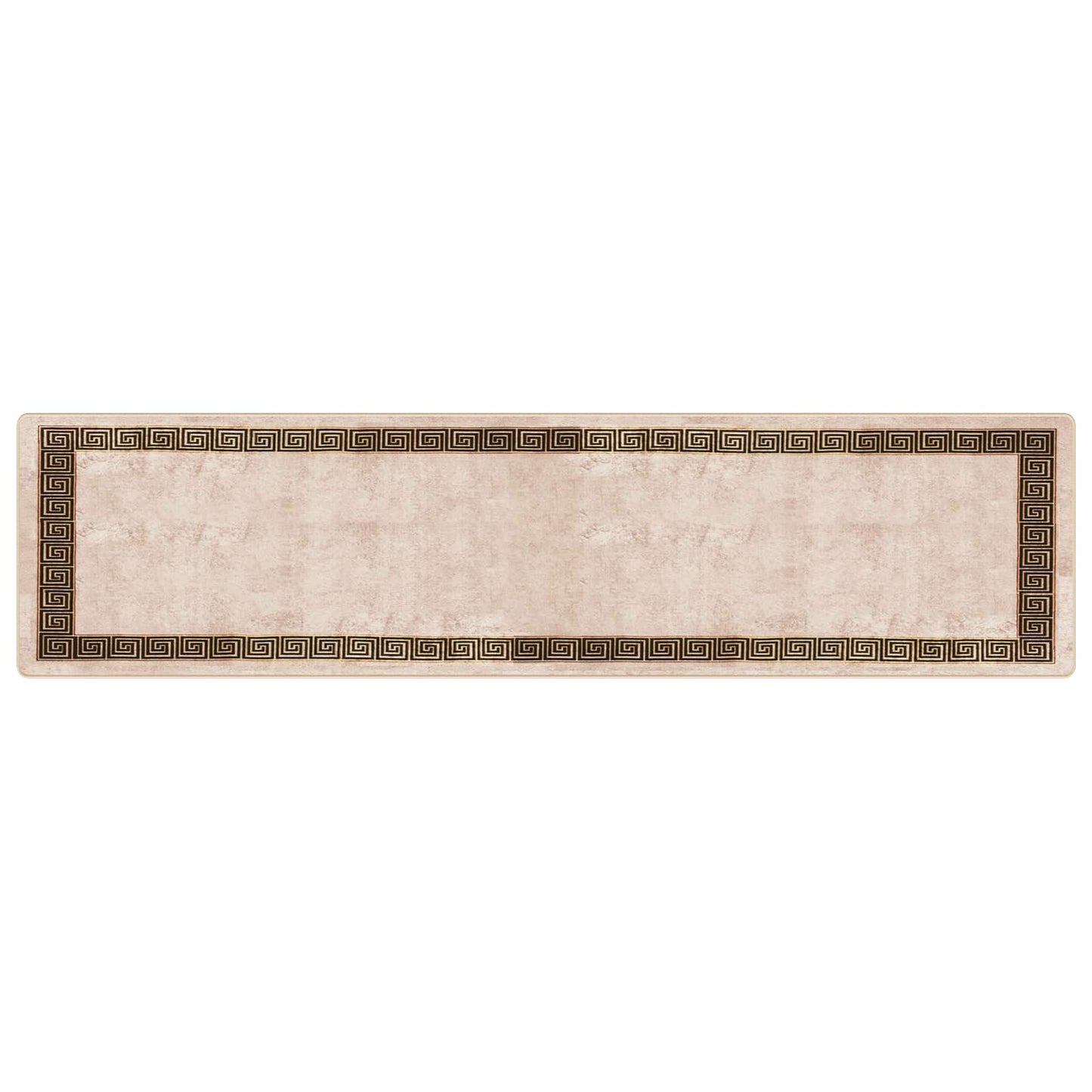 Runner Tappeto MARSA Nero 100 x 400 cm Poliestere e PVC | homemem39