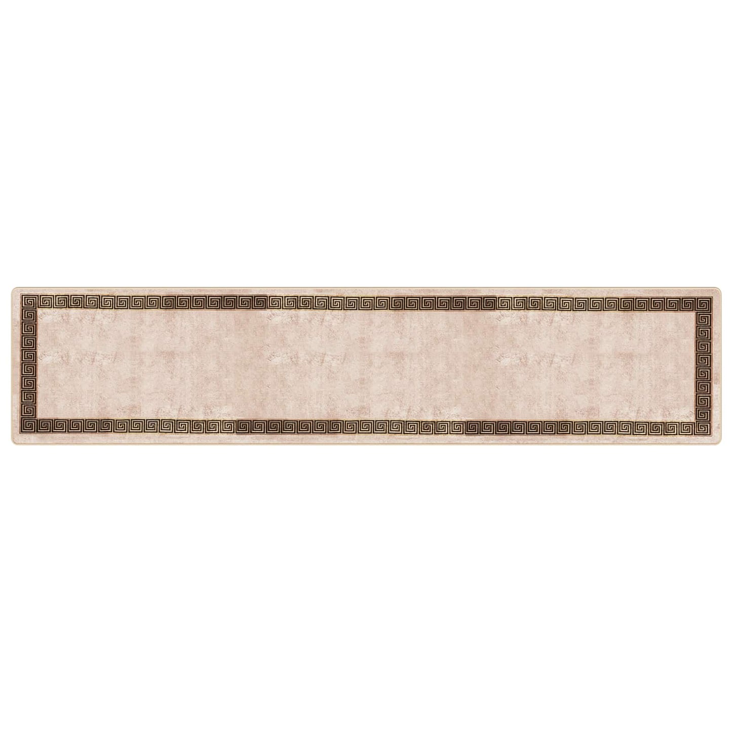 Runner Tappeto MARSA Nero 100 x 450 cm Poliestere e PVC | homemem39