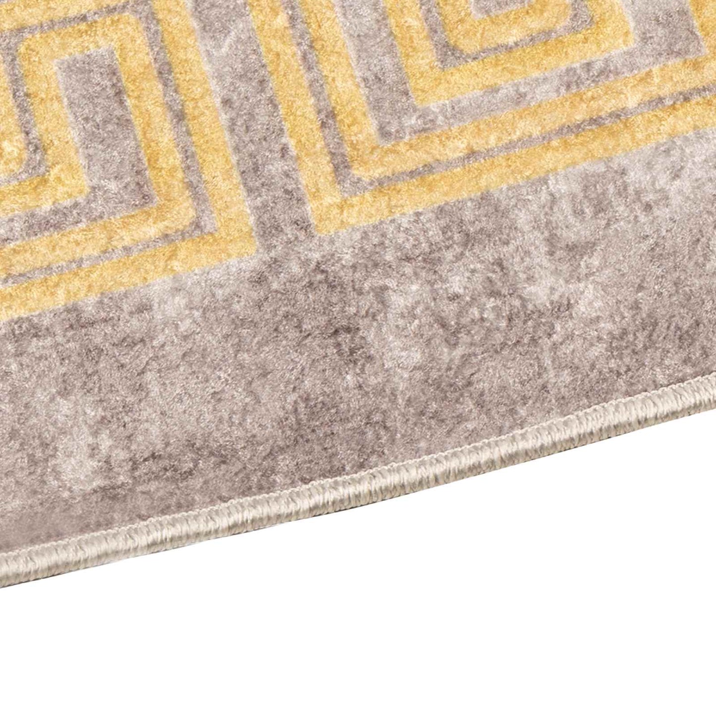 Runner Tappeto MARSA Grigio 50 x 100 cm Poliestere e PVC | homemem39