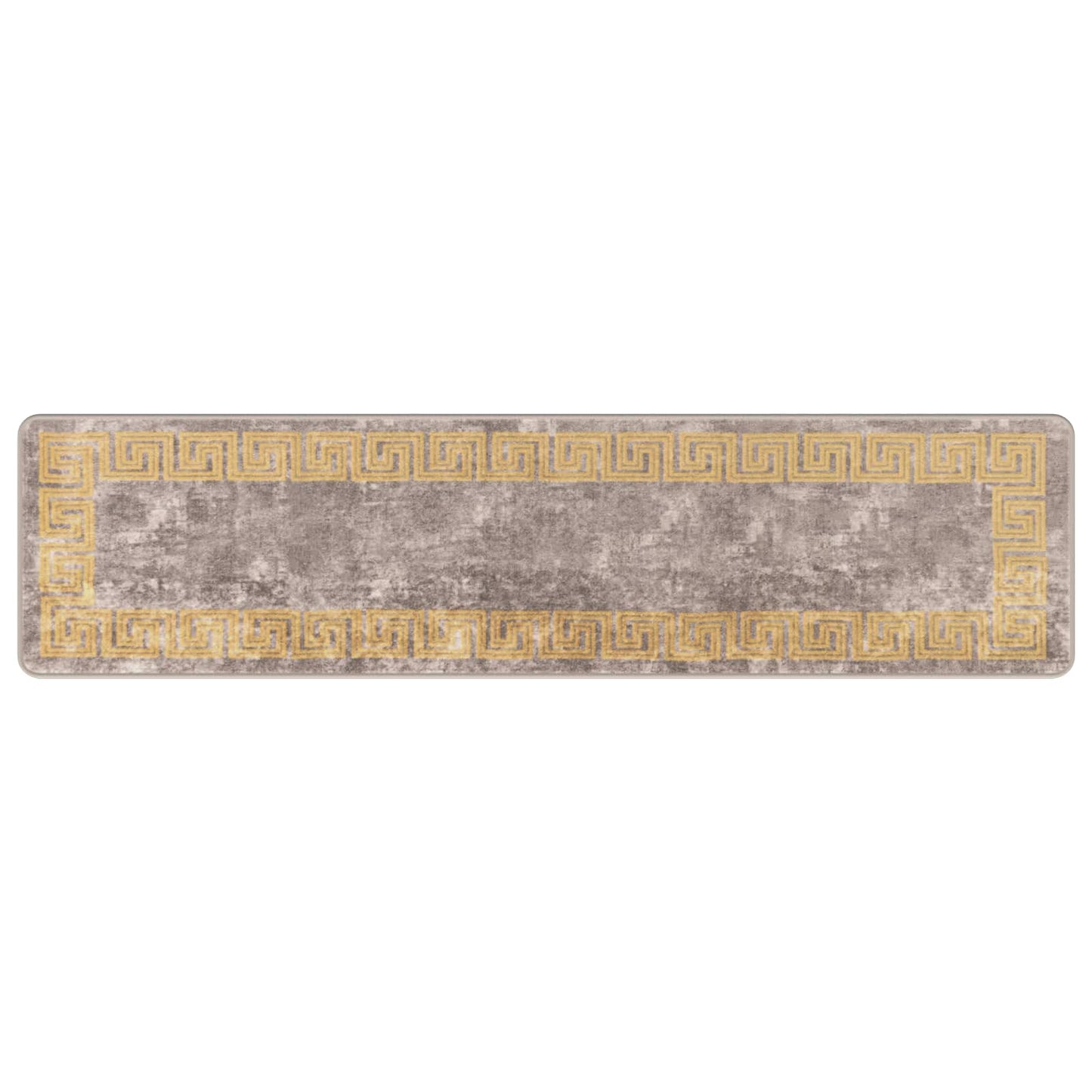 Runner Tappeto MARSA Grigio 50 x 200 cm Poliestere e PVC | homemem39