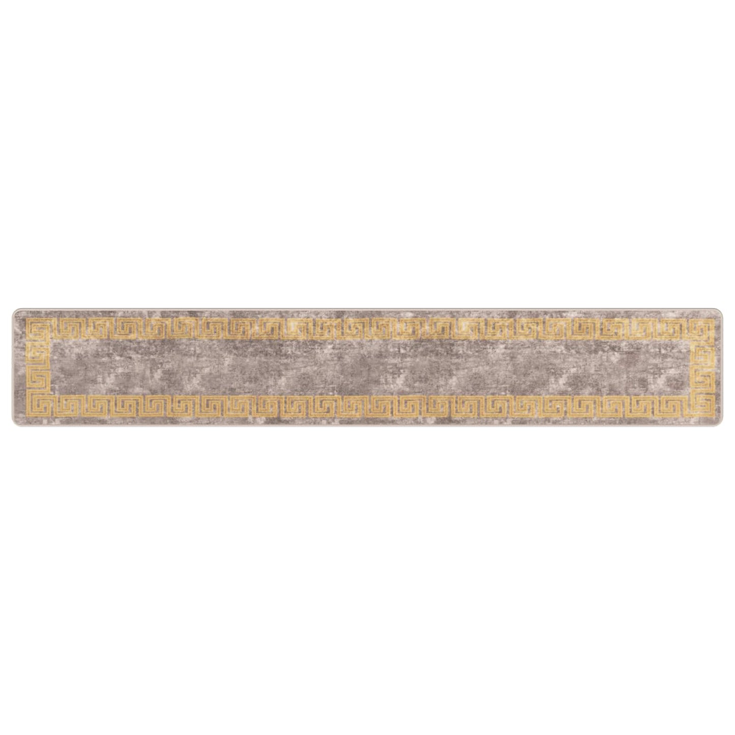 Runner Tappeto MARSA Grigio 50 x 300 cm Poliestere e PVC