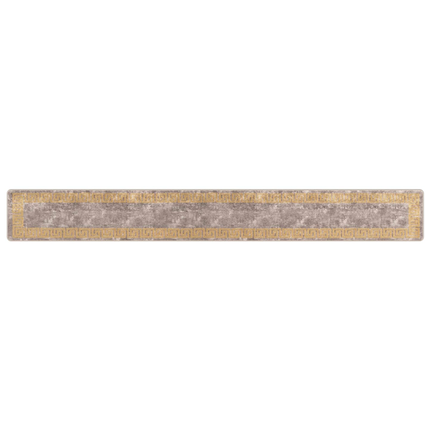 Runner Tappeto MARSA Grigio 50 x 400 cm Poliestere e PVC | homemem39