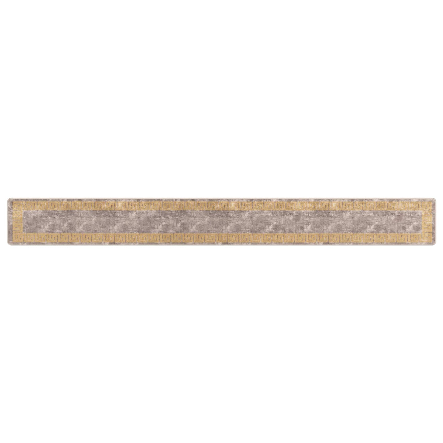 Runner Tappeto MARSA Grigio 50 x 450 cm Poliestere e PVC | homemem39