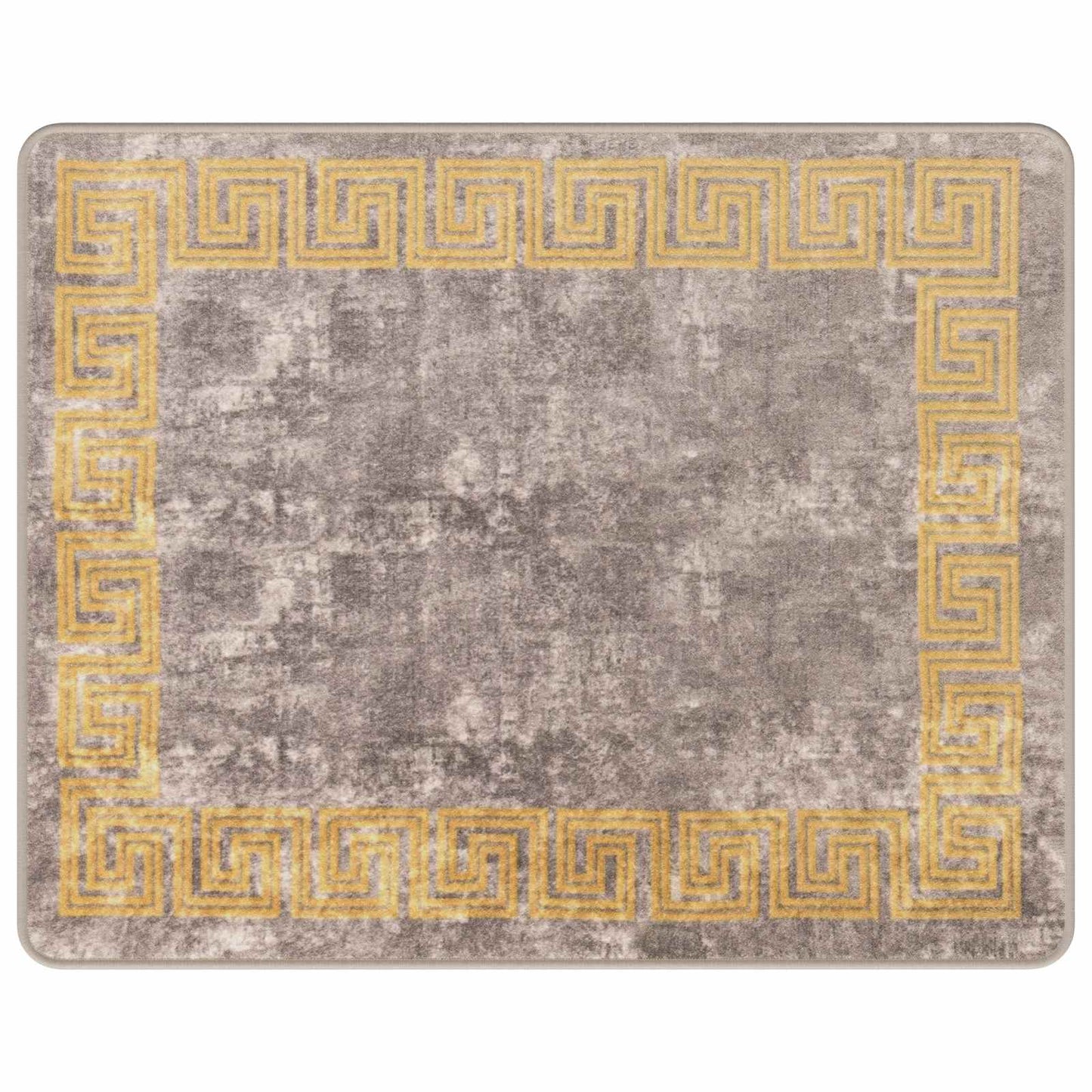 Runner Tappeto MARSA Grigio 80 x 100 cm Poliestere e PVC | homemem39