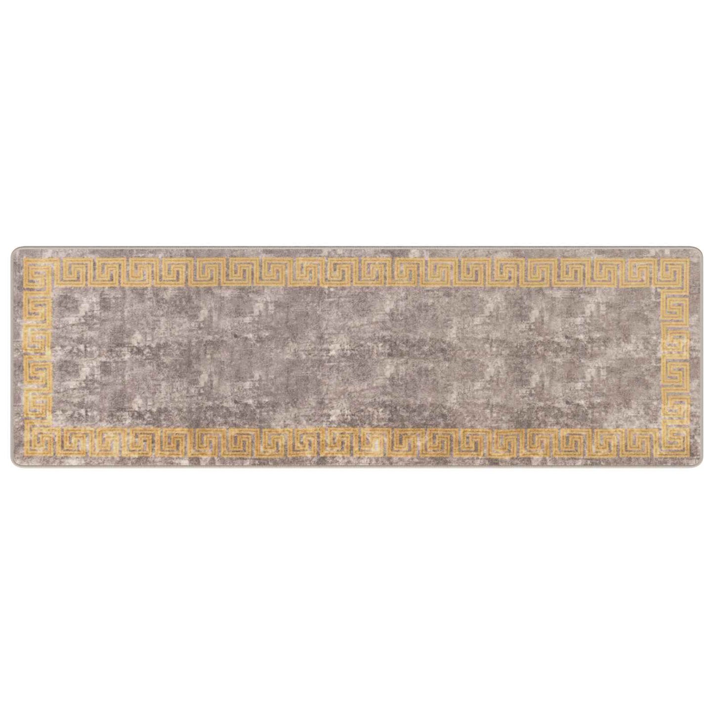 Runner Tappeto MARSA Grigio 80 x 250 cm Poliestere e PVC | homemem39