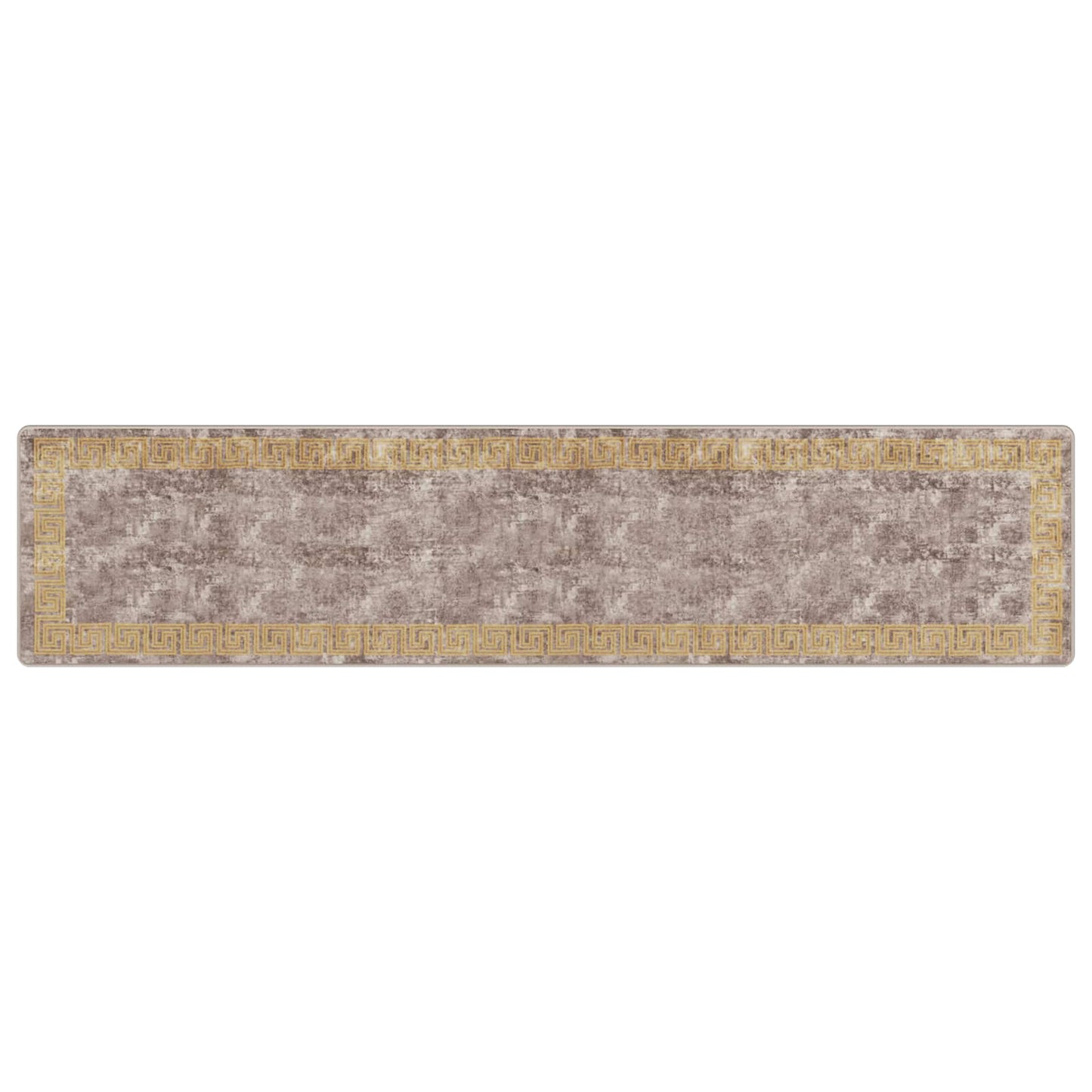 Runner Tappeto MARSA Grigio 80 x 350 cm Poliestere e PVC | homemem39
