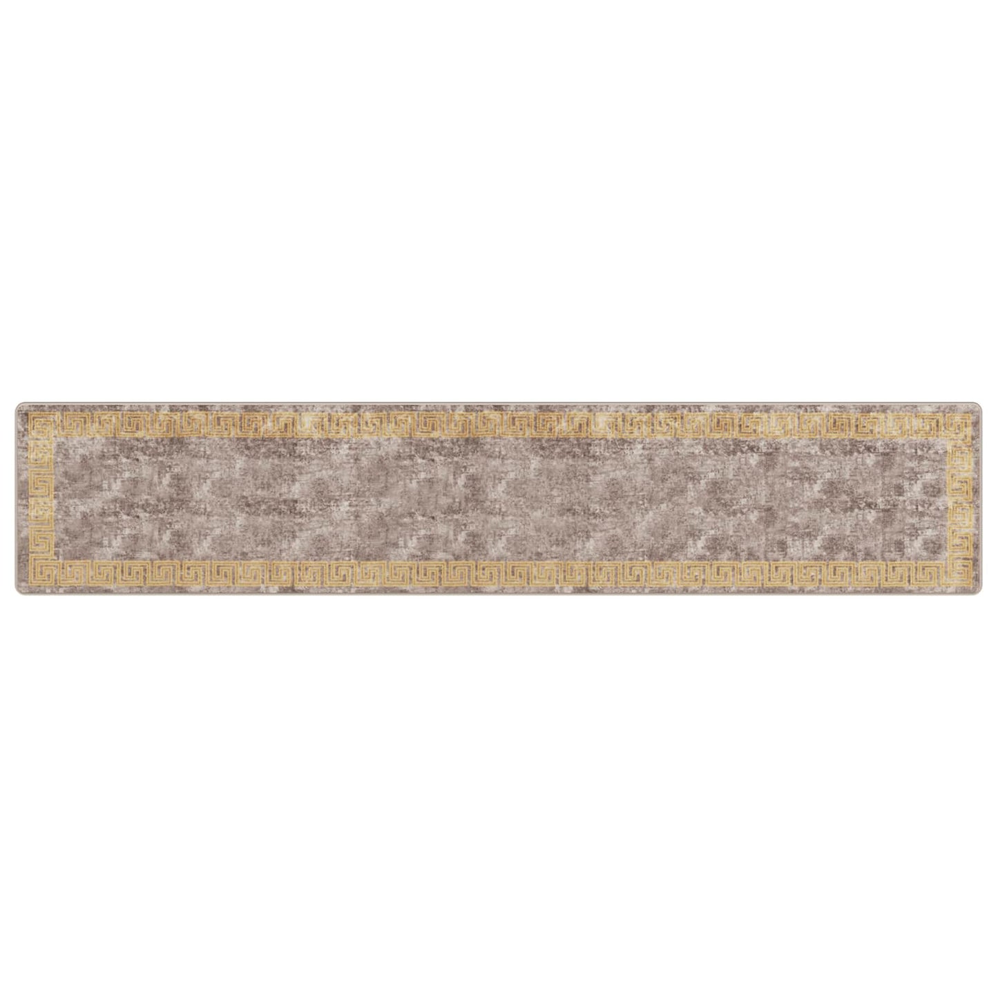Runner Tappeto MARSA Grigio 80 x 400 cm Poliestere e PVC | homemem39