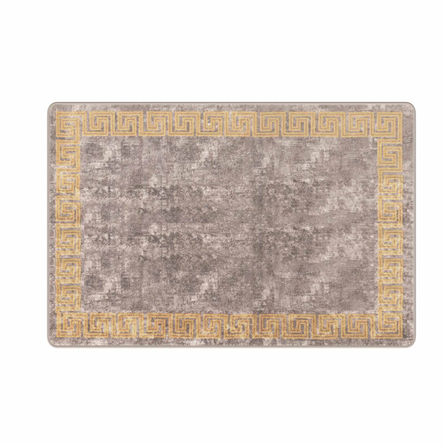 Runner Tappeto MARSA Grigio 100 x 150 cm Poliestere e PVC | homemem39
