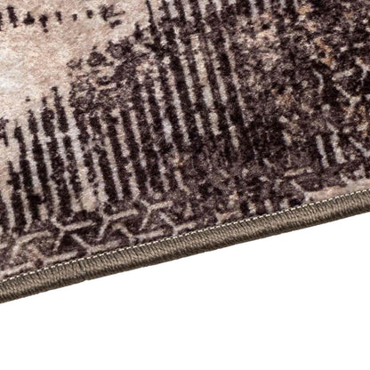 Runner Tappeto MARSA Nero 80 x 100 cm Poliestere e PVC | homemem39