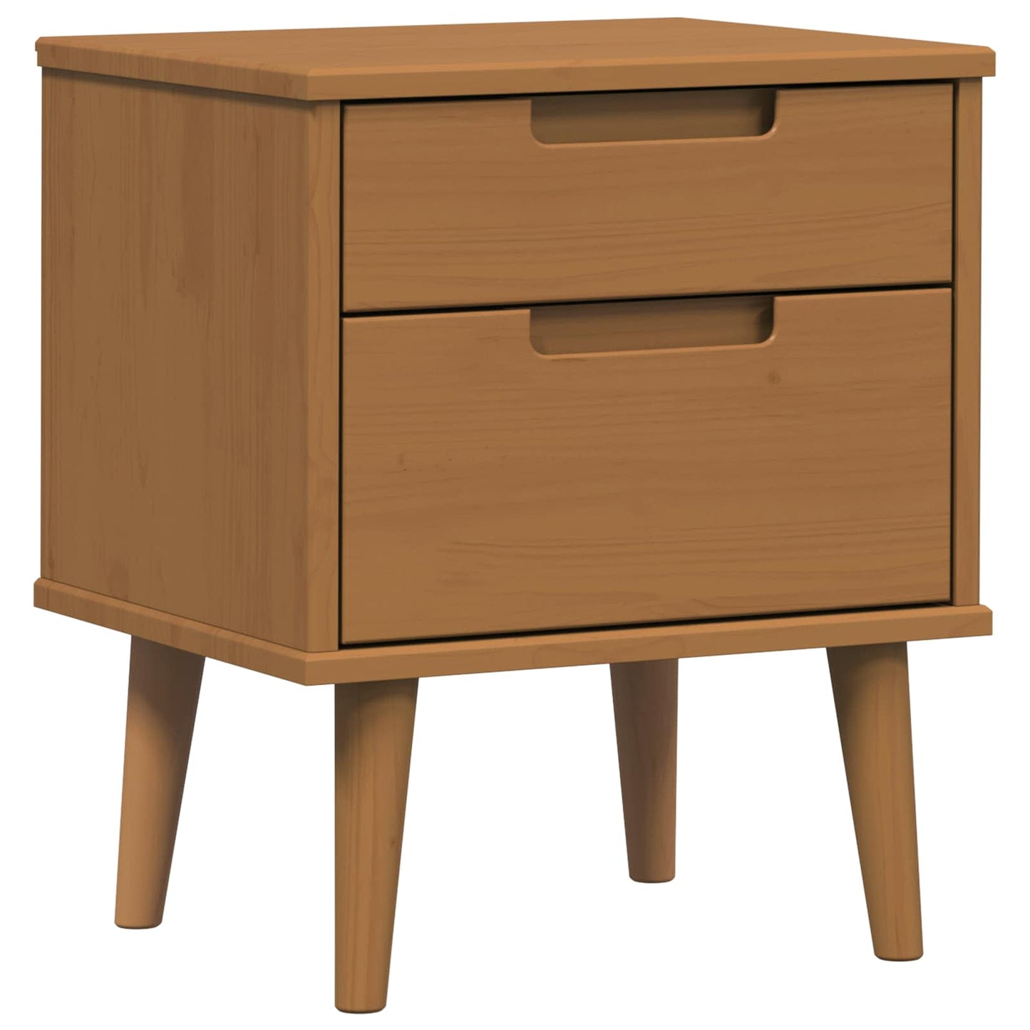 Armadio da Notte con cassetto Caramello 40 x 35 x 48 cm | homemem39