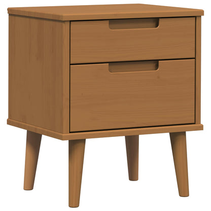 Armadio da Notte con cassetto Caramello 40 x 35 x 48 cm | homemem39
