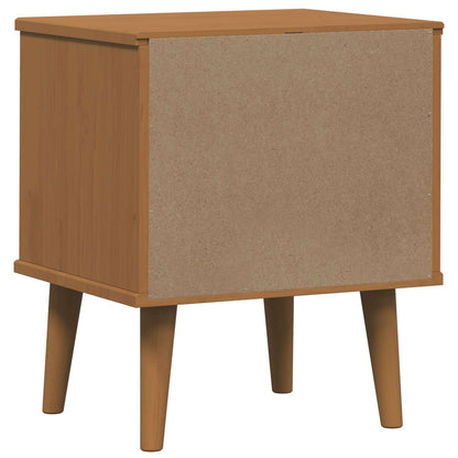 Armadio da Notte con cassetto Caramello 40 x 35 x 48 cm | homemem39